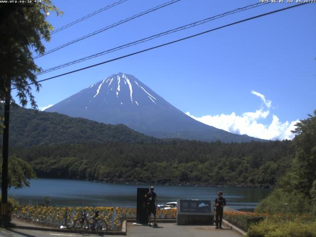 西湖からの富士山