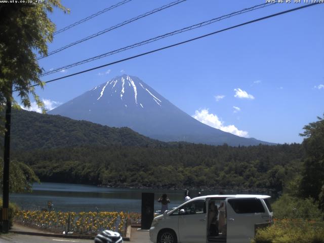西湖からの富士山