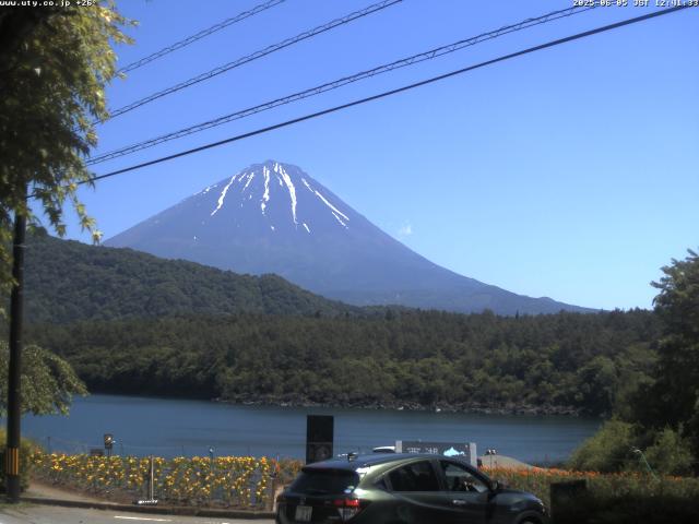 西湖からの富士山