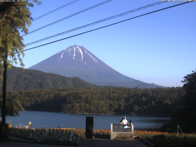 西湖からの富士山