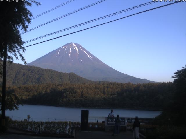 西湖からの富士山