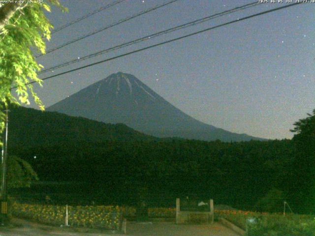 西湖からの富士山