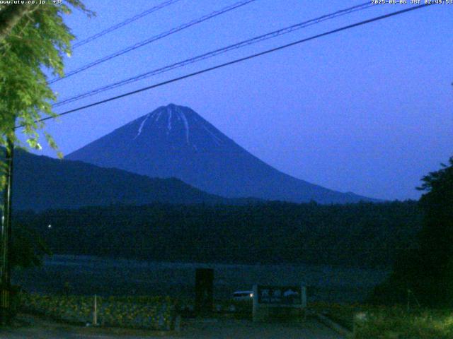 西湖からの富士山