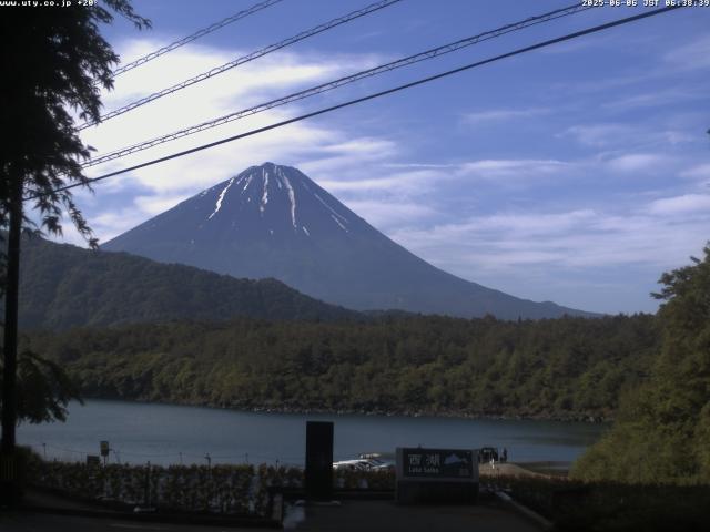 西湖からの富士山
