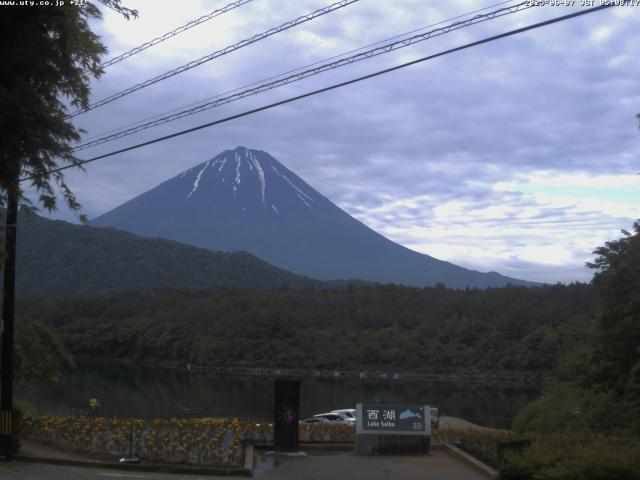 西湖からの富士山