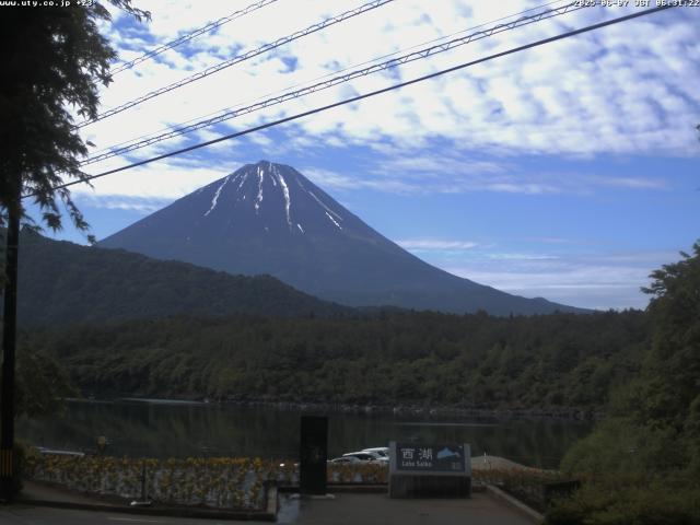 西湖からの富士山