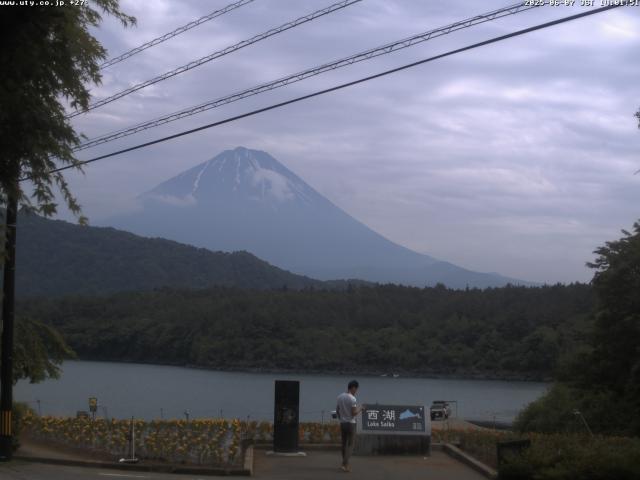 西湖からの富士山