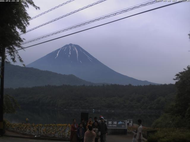 西湖からの富士山