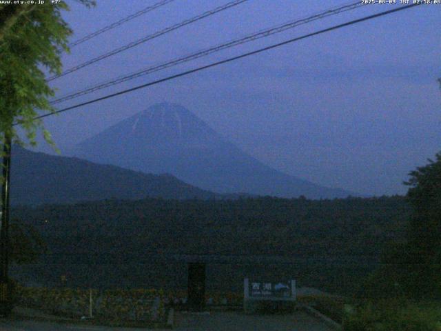 西湖からの富士山