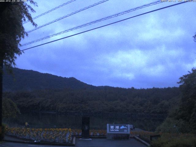 西湖からの富士山