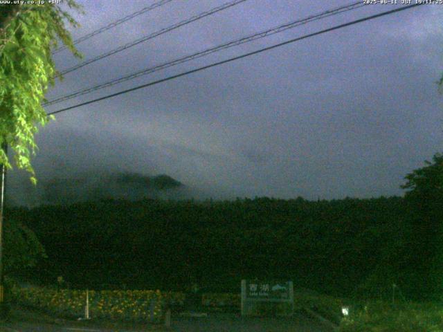 西湖からの富士山