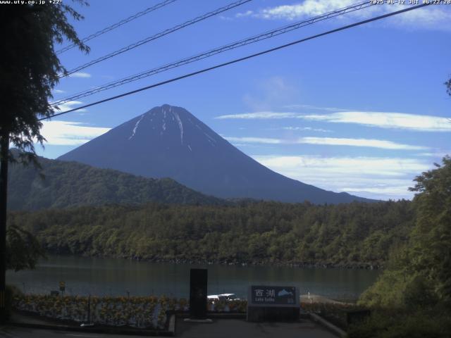 西湖からの富士山