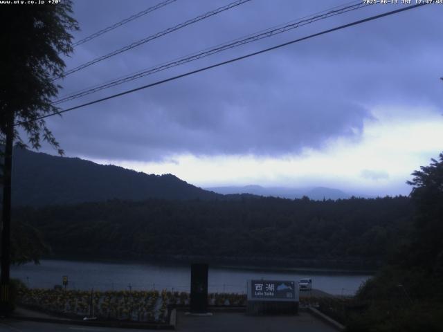 西湖からの富士山