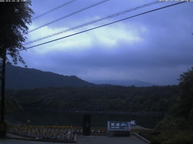 西湖からの富士山
