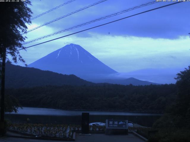 西湖からの富士山