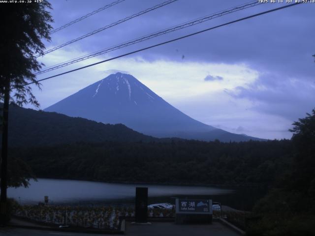 西湖からの富士山