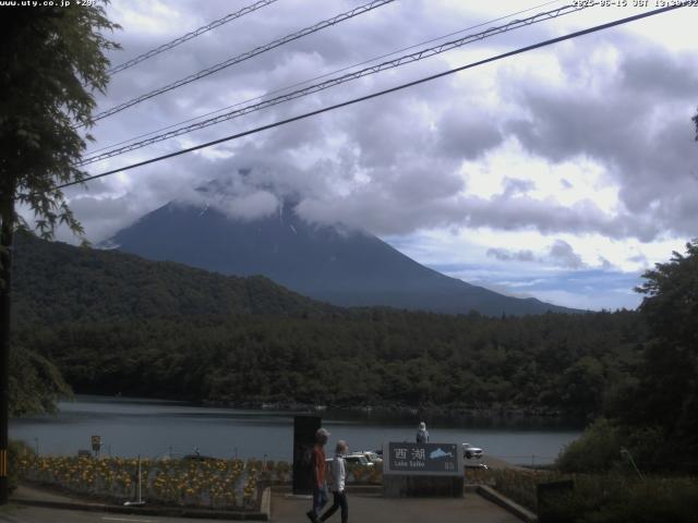 西湖からの富士山