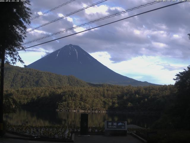 西湖からの富士山