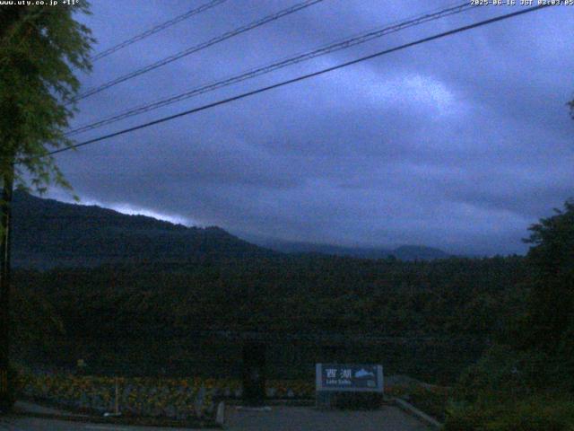 西湖からの富士山