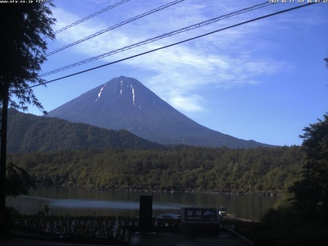 西湖からの富士山
