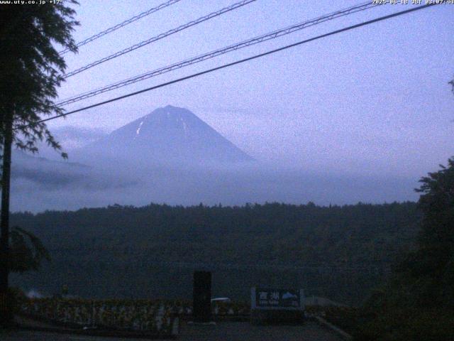 西湖からの富士山