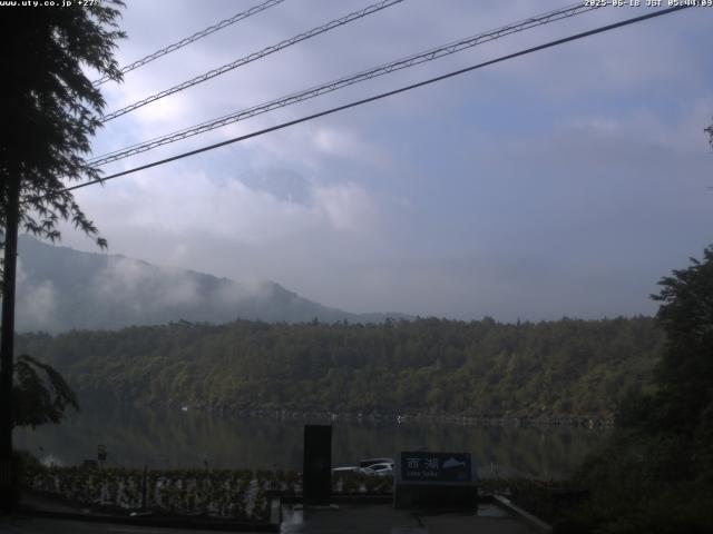西湖からの富士山