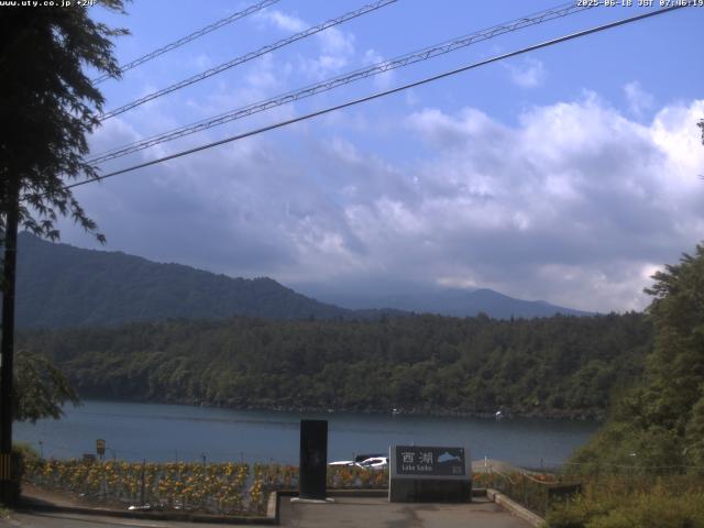 西湖からの富士山