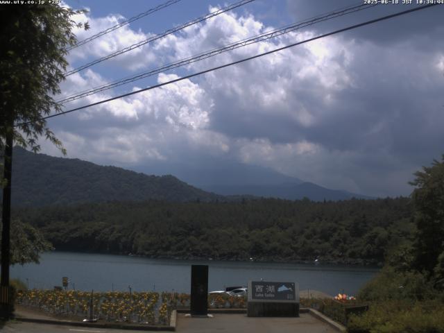 西湖からの富士山
