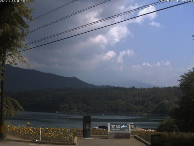 西湖からの富士山