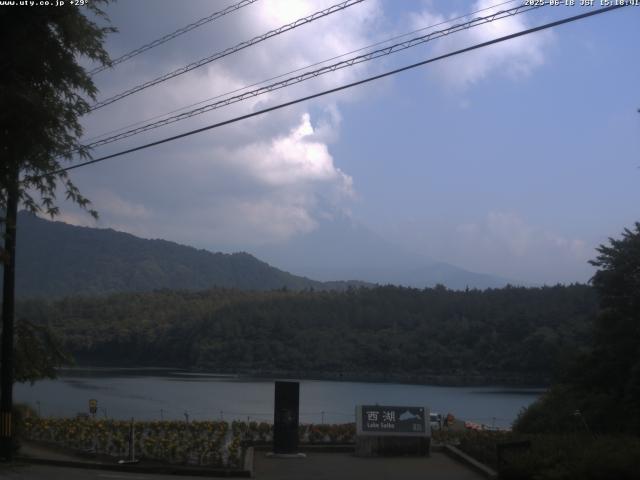 西湖からの富士山