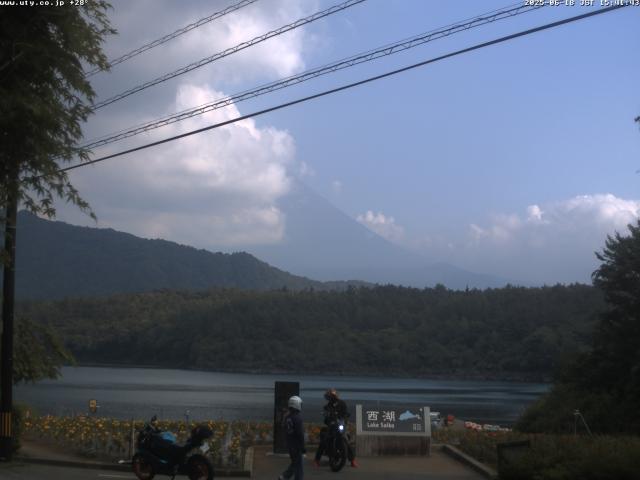 西湖からの富士山