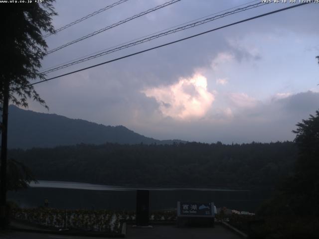 西湖からの富士山