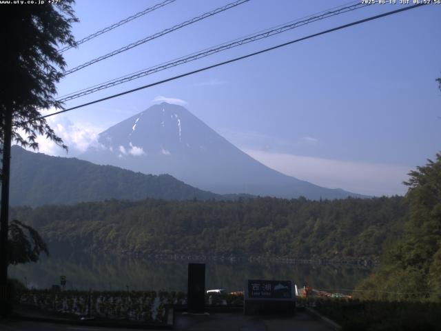 西湖からの富士山