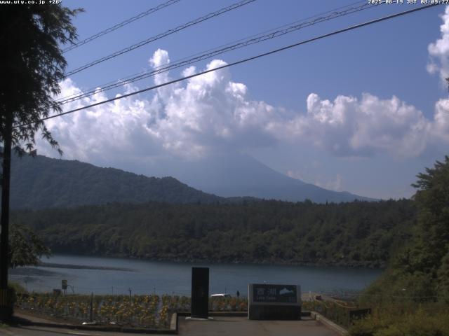 西湖からの富士山