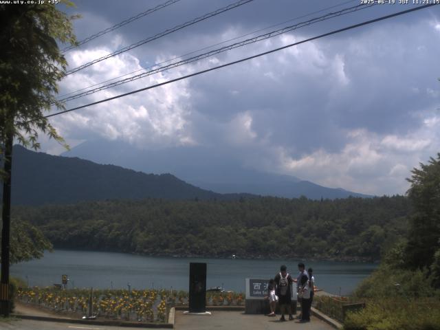 西湖からの富士山