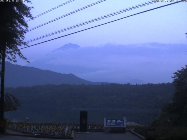 西湖からの富士山