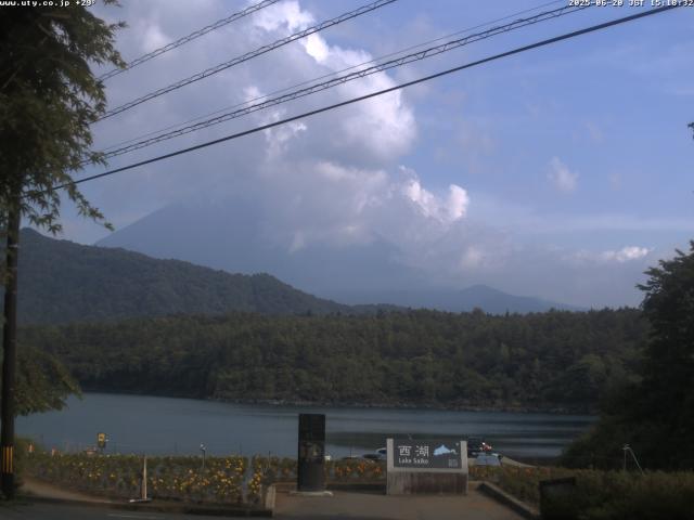 西湖からの富士山