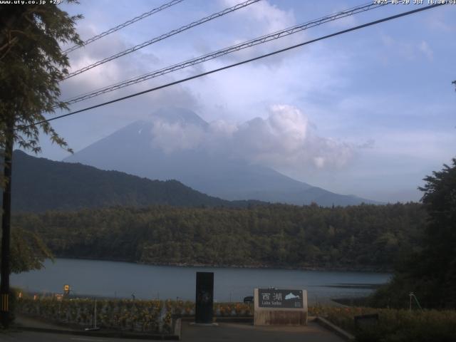 西湖からの富士山
