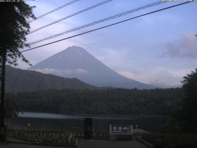 西湖からの富士山