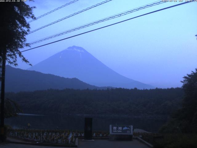 西湖からの富士山