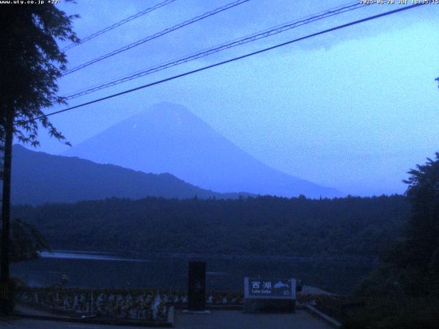 西湖からの富士山