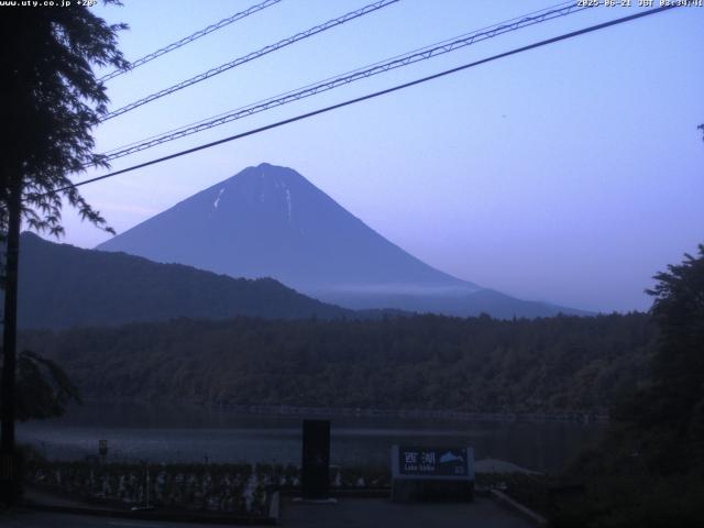 西湖からの富士山