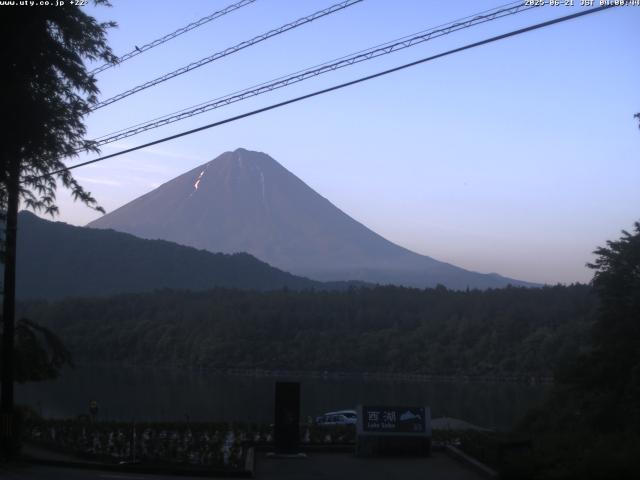 西湖からの富士山