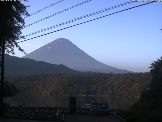 西湖からの富士山
