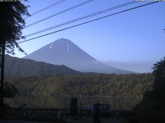 西湖からの富士山