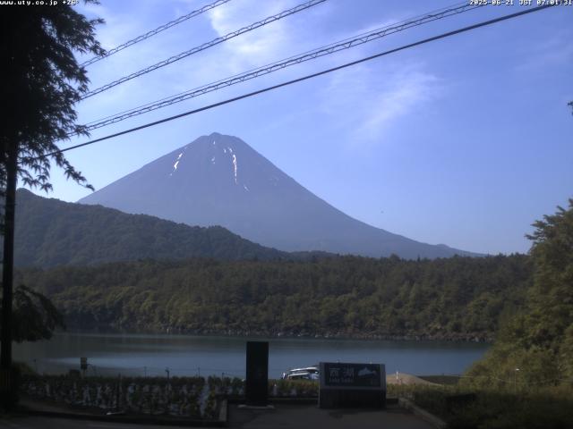 西湖からの富士山