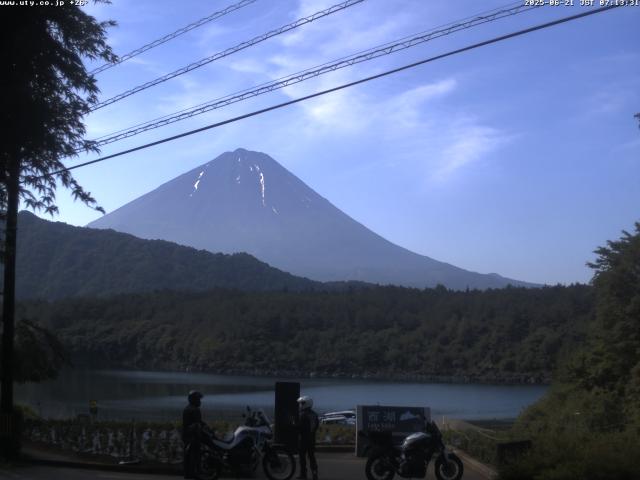 西湖からの富士山