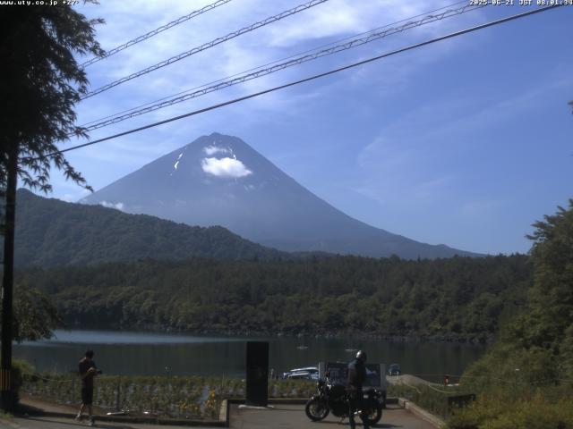 西湖からの富士山