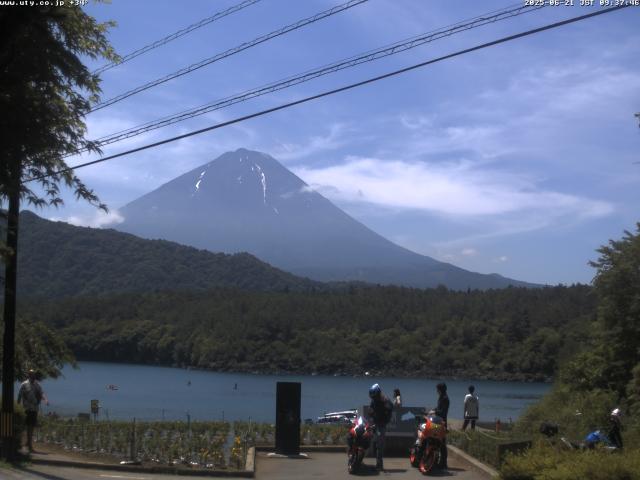 西湖からの富士山