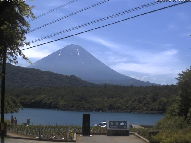西湖からの富士山